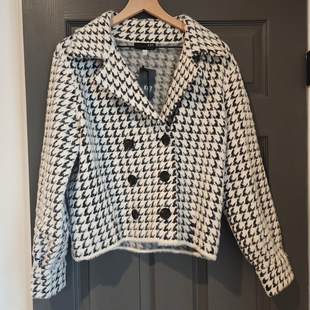 NWT - Kut from the Kloth Quilted Moto Jacket - Large
